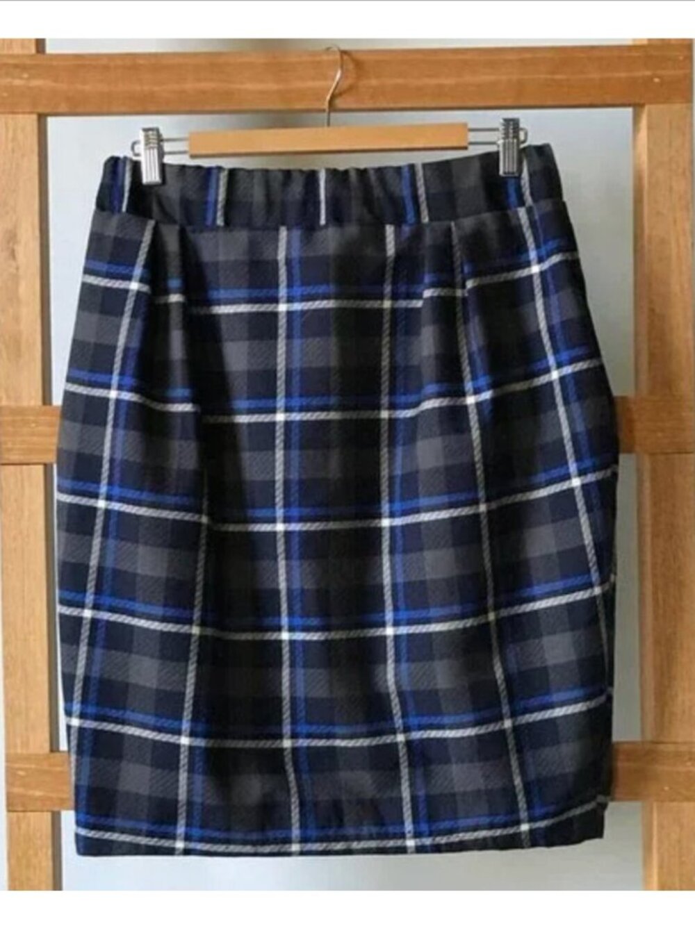 NWT - Sonya Marmeladova Wool Plaid Skirt